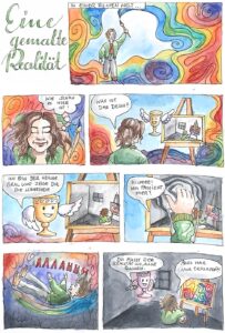 Comic von Seraphina P., FOSBOS, Augsburg – Beste Grafik 17+ Jahre