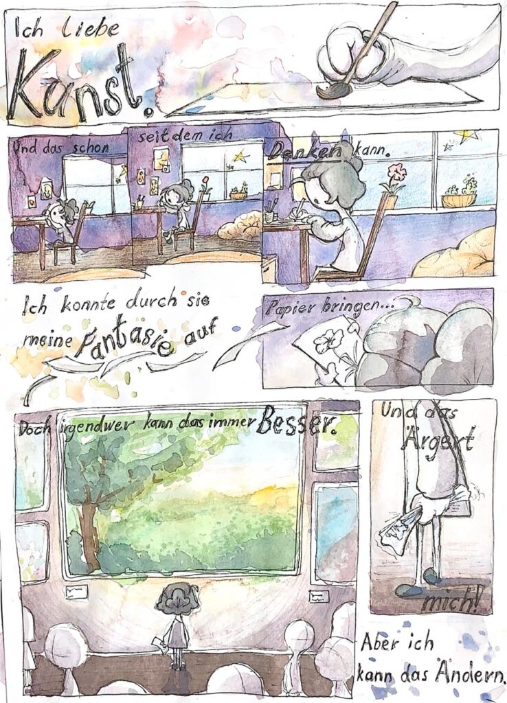 Comic von Lara M., FOSBOS, Augsburg – Bester Comic 15/16 Jahre