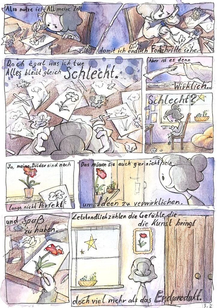Comic von Lara M., FOSBOS, Augsburg – Bester Comic 15/16 Jahre