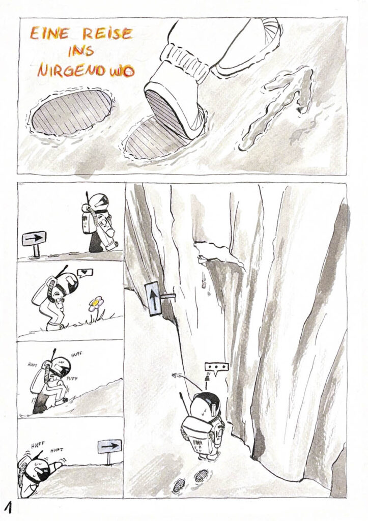 Comic von Karolina H., FOS, Landsberg – Beste Grafik 17+ Jahre