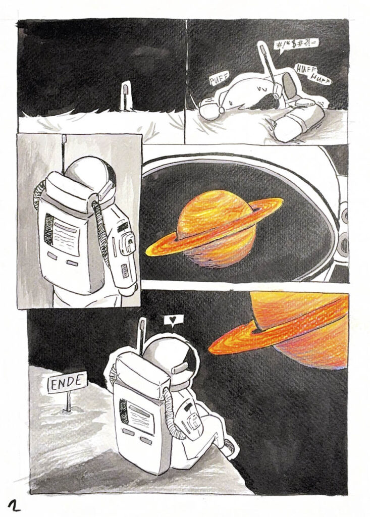 Comic von Karolina H., FOS, Landsberg – Beste Grafik 17+ Jahre