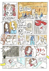 Comic von Nick S., Hölderlingymnasium, Stuttgart – Beste Grafik 13/14 Jahre
