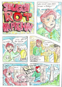 Comic von Anton S., Hölderlingymnasium, Stuttgart – Beste Graphik 11/12 Jahre