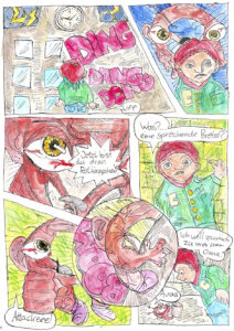 Comic von Anton S., Hölderlingymnasium, Stuttgart – Beste Graphik 11/12 Jahre