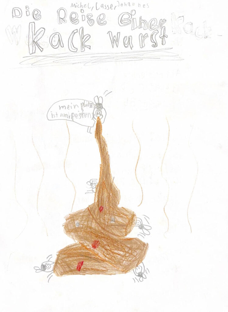 Comic von Johannes F., Michel T., Lasse H., St. Bernhardt, Esslingen – Beste Graphik 8/9 Jahre
