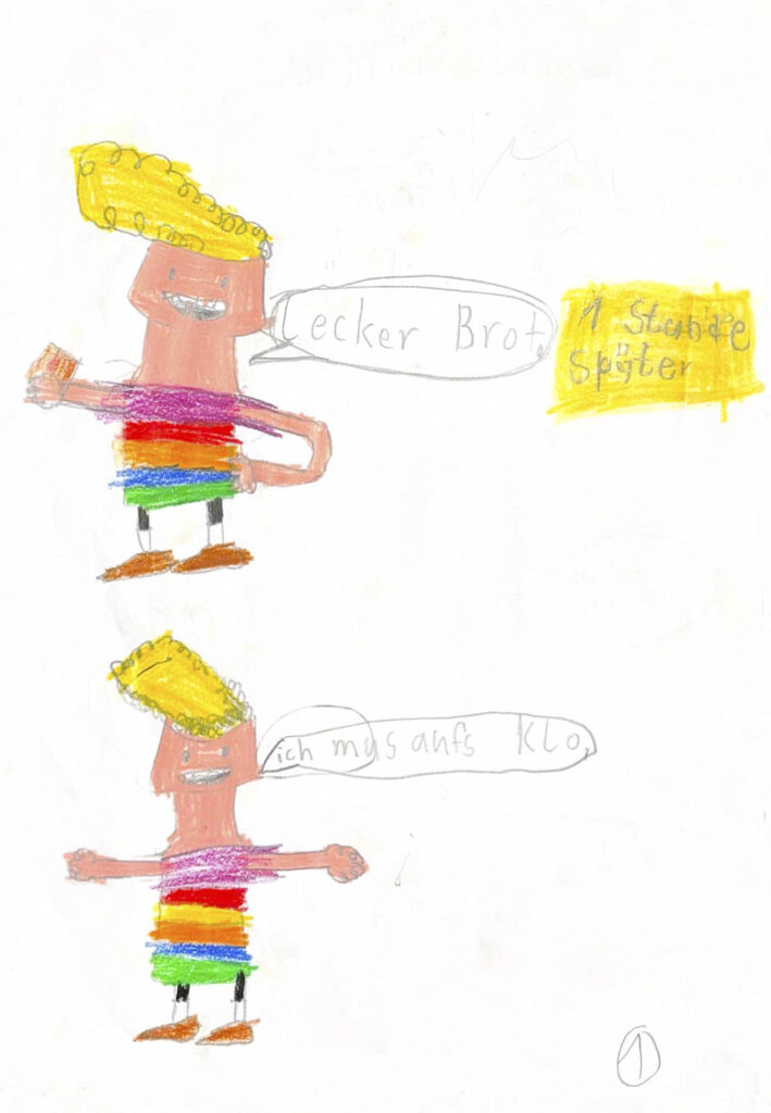 Comic von Johannes F., Michel T., Lasse H., St. Bernhardt, Esslingen – Beste Graphik 8/9 Jahre